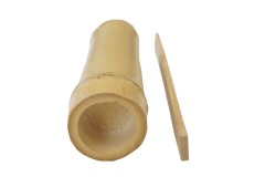Natural Bamboo Poles for Sustainable Architecture and Decorative Design