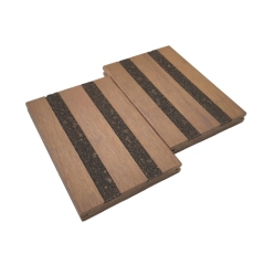 Terrasse extérieure en bambou, planche de terrasse, couleur bois teck