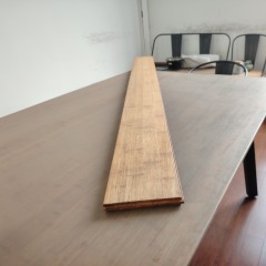 Terrasse extérieure en bambou, planche de terrasse, couleur bois teck