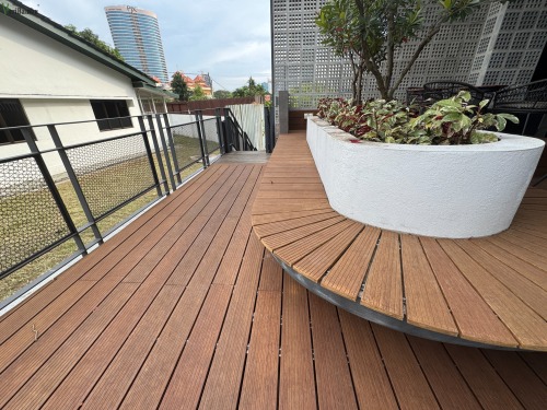 Veribambu® Outdoor Bamboo Decking Project in Malaysia