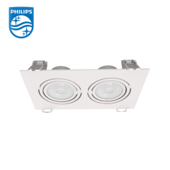 PHILIPS GD900 Grille Spotlight Double Head 500lm D75x2 929001985390