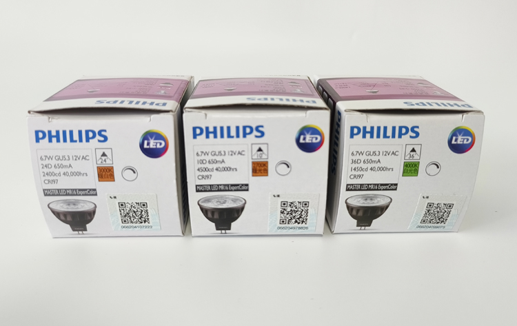 PHILIPS MASTER LED MR16 ExpertColor 6.7-50W 940 60D 929003078708
