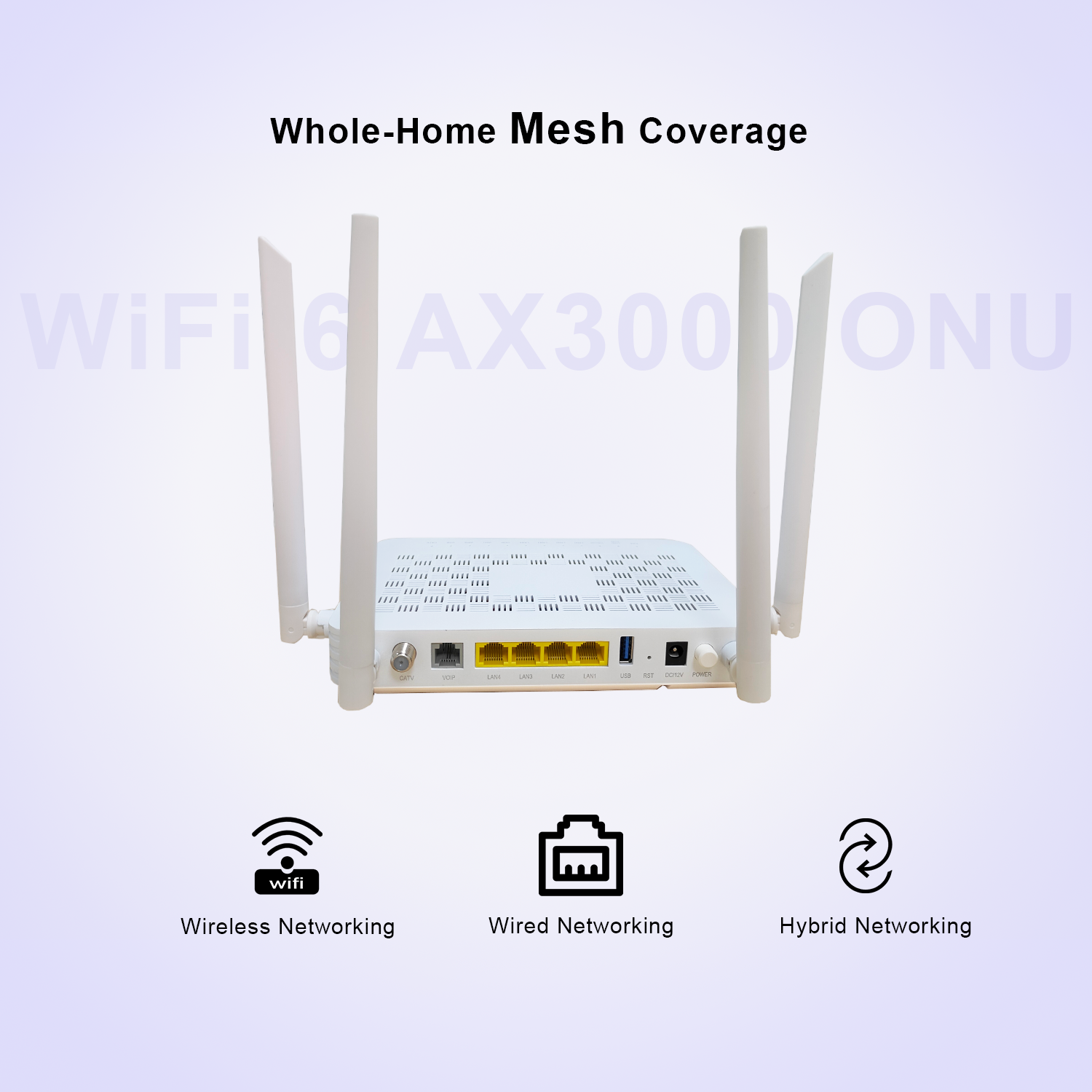 Best WiFi 6 Mesh system for large homes -- FC3104X-T
