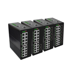Industrial Switch L3 Managed Rail Mount Networking 16 Port Gigabit Ethernet Full Management Switch S3000 Series