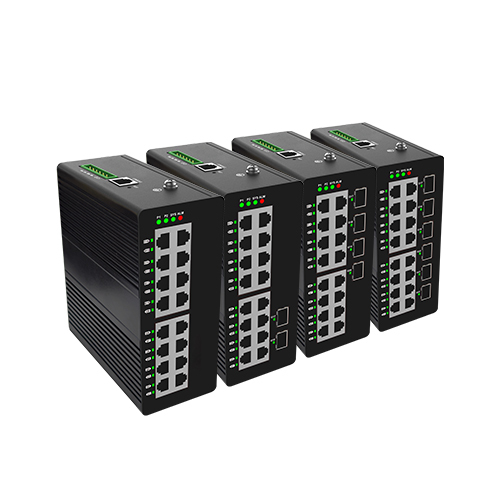 Industrial Switch L3 Managed Rail Mount Networking 16 Port Gigabit Ethernet Full Management Switch S3000 Series