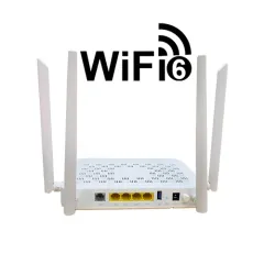 XPON GPON/EPON ONU 4GE+VOIP WiFi-6 AX3000 ONT FC3104X
