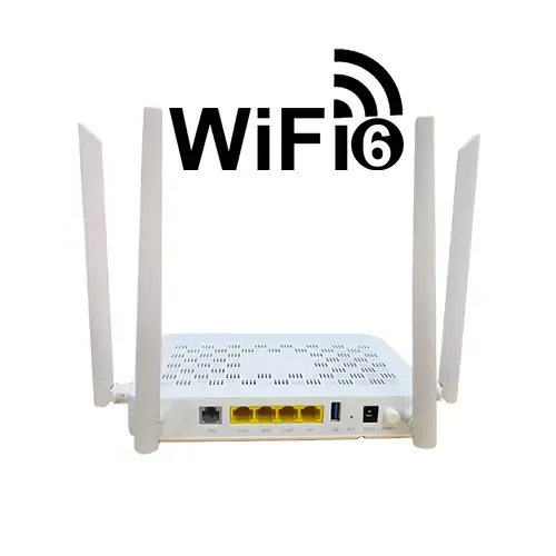 XPON GPON/EPON ONU 4GE+VOIP WiFi-6 AX3000 ONT FC3104X