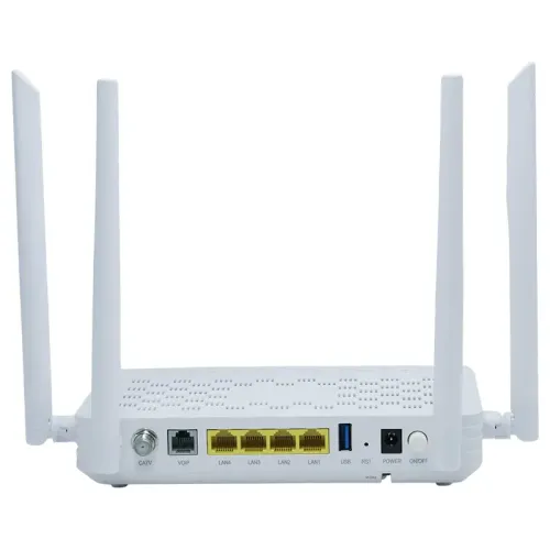 XPON GPON/EPON ONU 4GE+VOIP+CATV WiFi-6 AX3000 ONT FC3104X-T