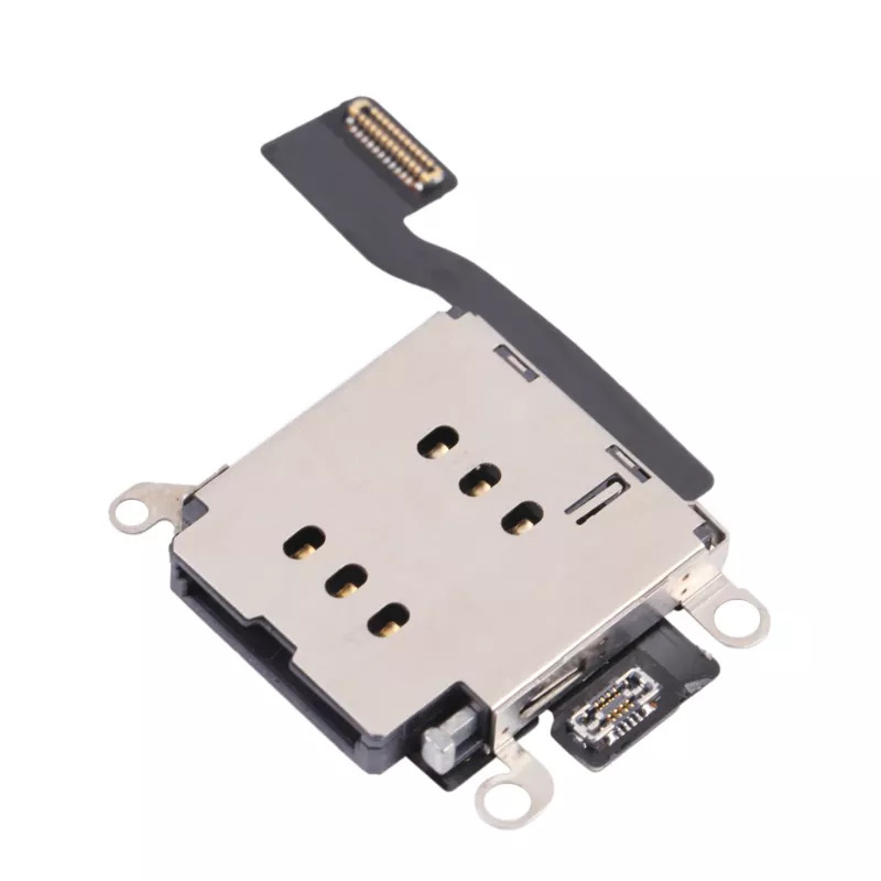 iPhone Repair Parts Wholesale Price For iPhone 13 Dual Sim Card Reader Holder Tray Sim Card Socket Slot Flex Cable Replacement From China Factory