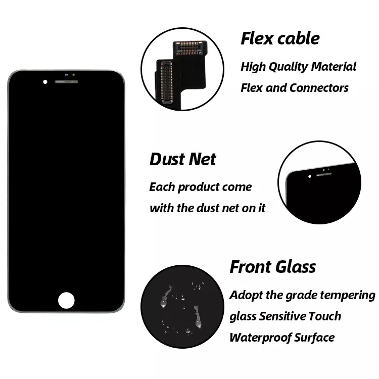 iPhone Touch Screen Repair Parts For Fix Apple iPhone 7 LCD Display Replacement Panel Digitizer Lens Senor Factory Price