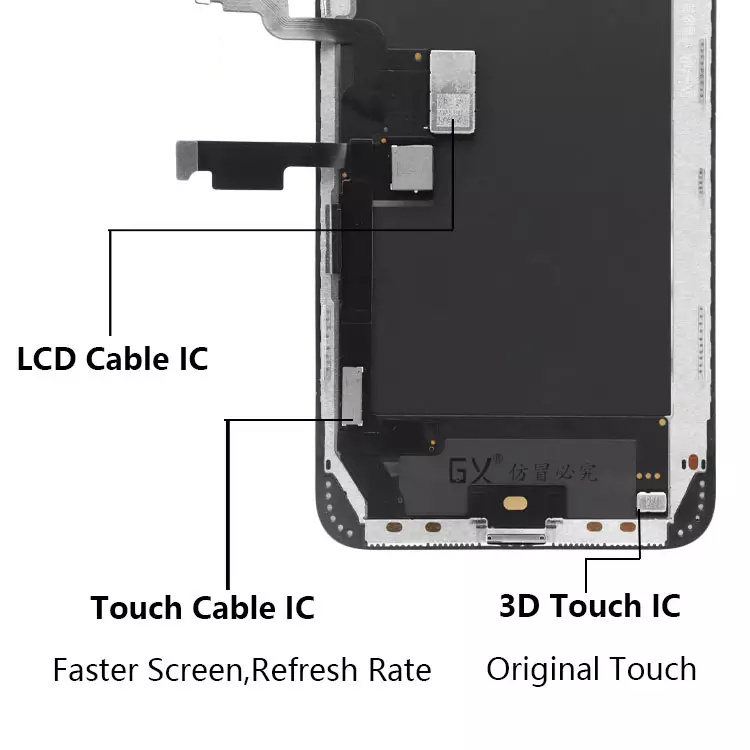 iPhone Touch Screen Repair Parts For Fix Apple iPhone XS MAX LCD OLED Display Replacement Panel Digitizer Lens Senor Factory Price