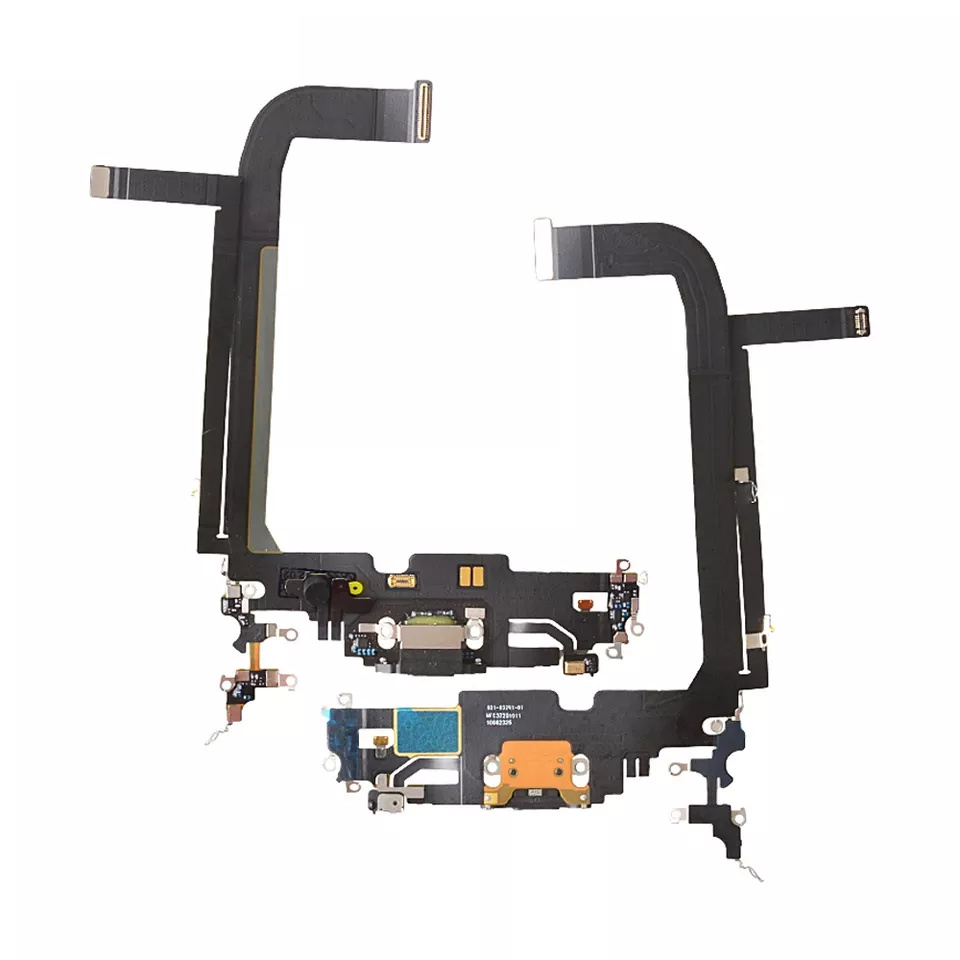 Wholesale Repair iPhone Parts For iPhone 13 Pro Max USB Port Charger Dock Connector Mic Charging Flex Cable Replacement Parts Dock Charging Flex For iPhone 13PM Series