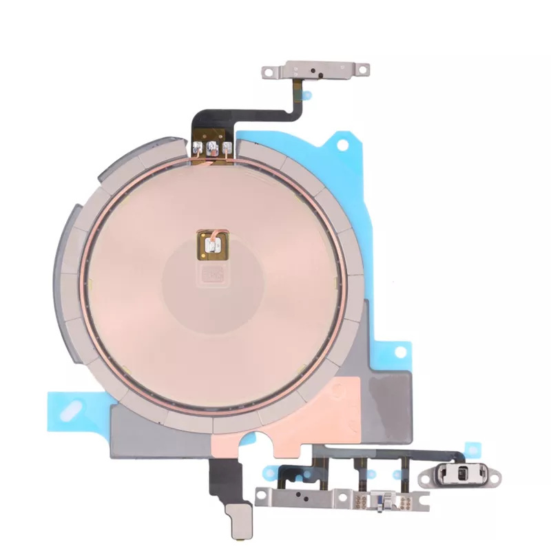 Wholesale Repair iPhone Parts For iPhone 13 Pro Max Wireless Charging Chip NFC Coil With Volume Flex Charger flex cable Replacement Parts For iPhone 13PM Series