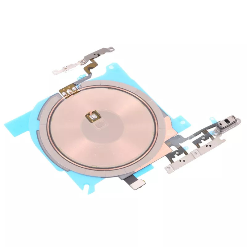 iPhone Repair Parts Wholesale For iPhone 13 Mini NFC Chip Wireless Charging Charger Panel Coil Sticker With Volume Button Flex Cable