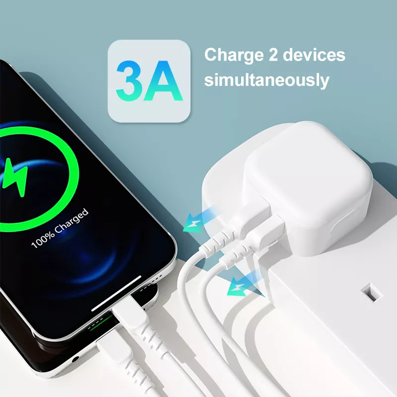 2022 New technology OEM ODM Fast Charger PD 40w 65W USB C iPhone Chargers Dual Type C Port For 20w iPhone Charger Fast Charging Wholesale Price