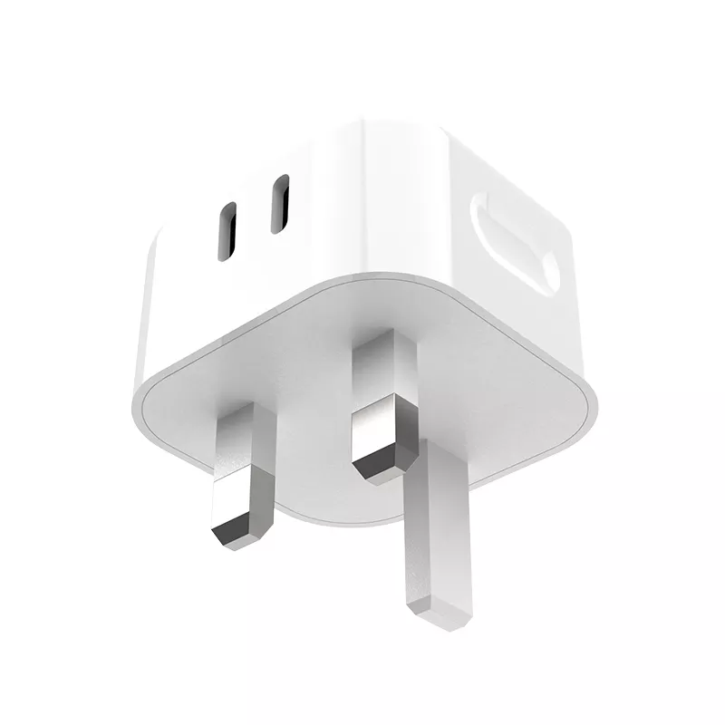 2022 New technology OEM ODM Fast Charger PD 40w 65W USB C iPhone Chargers Dual Type C Port For 20w iPhone Charger Fast Charging Wholesale Price