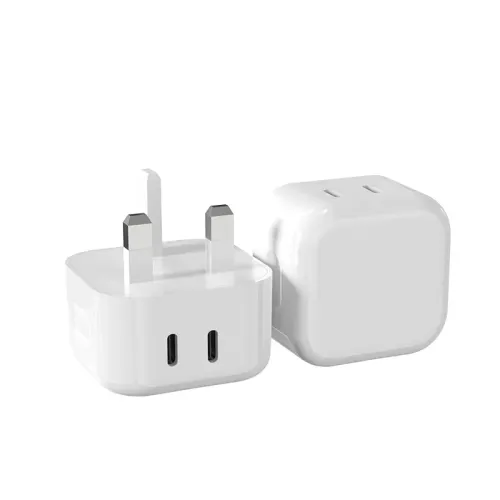 2022 New technology OEM ODM Fast Charger PD 40w 65W USB C iPhone Chargers Dual Type C Port For 20w iPhone Charger Fast Charging Wholesale Price