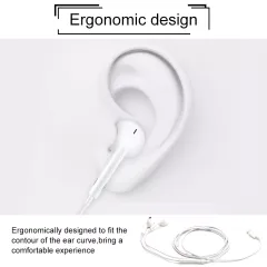 Best selling Handfree Earphone With Mic For iPhone Wired OEM Earphone Wholesale Price