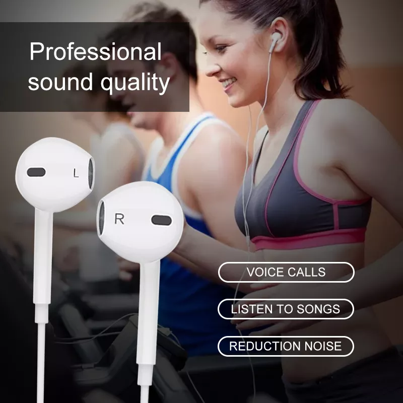 Best selling Handfree Earphone With Mic For iPhone Wired OEM Earphone Wholesale Price