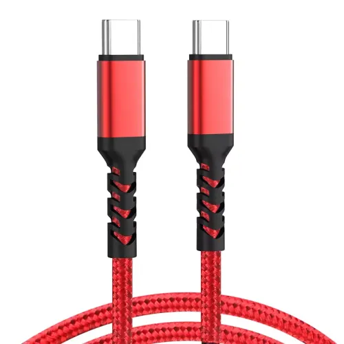 Custom Liquid Silicone Red Short 5A Led 60w 100W 1M 2M Usb C To Usb C 3.0 Pd Data Cables Charger For Samsung