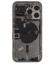 Back Housing W/ Small Components Pre-Installed Compatible For iPhone 13 Pro (US Version) (Used OEM Pull: Grade C) (Silver)