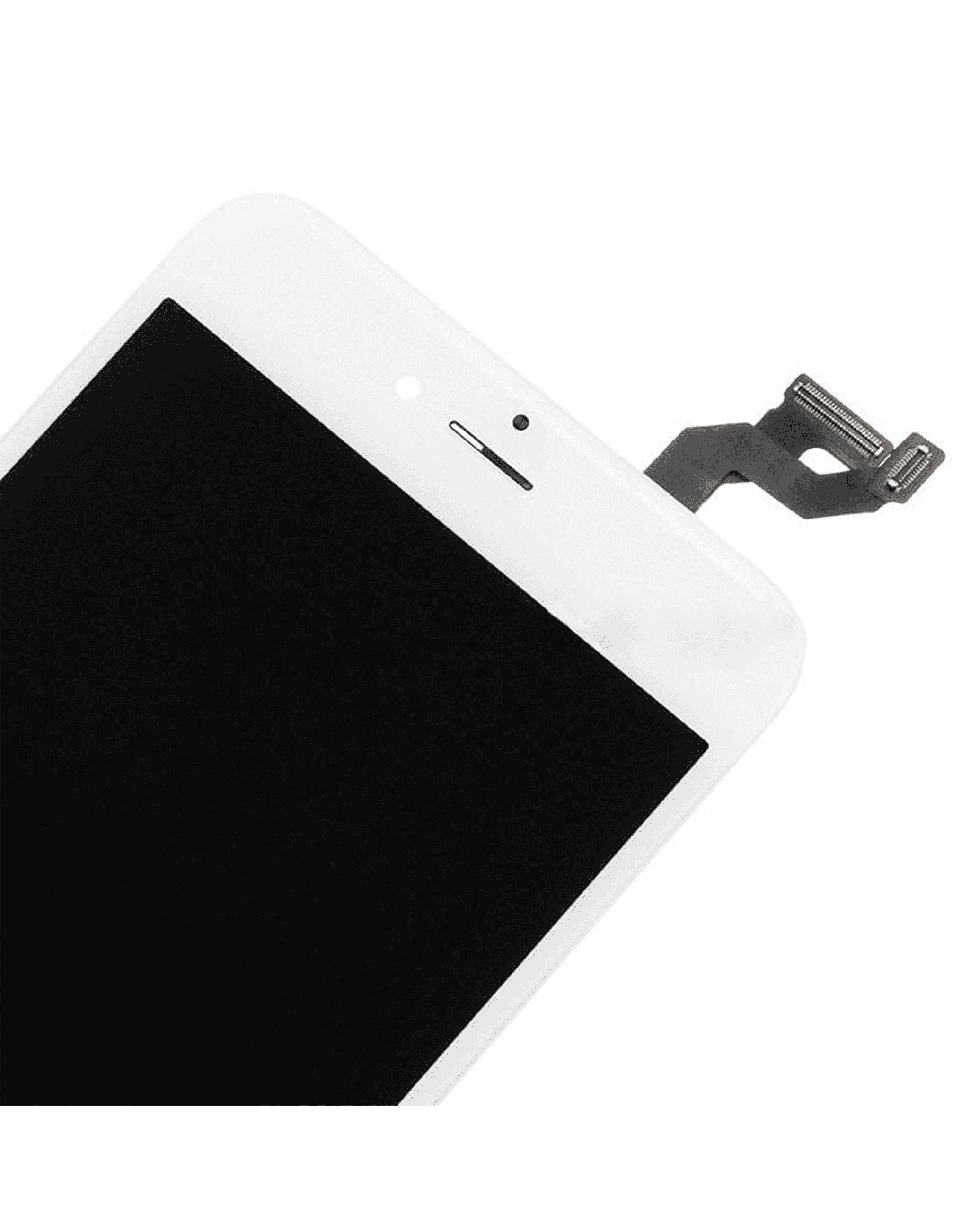 LCD Assembly With Steel Plate Compatible For iPhone 6S Plus (Aftermarket) (White)