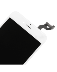 LCD Assembly With Steel Plate Compatible For iPhone 6S Plus (Aftermarket) (White)