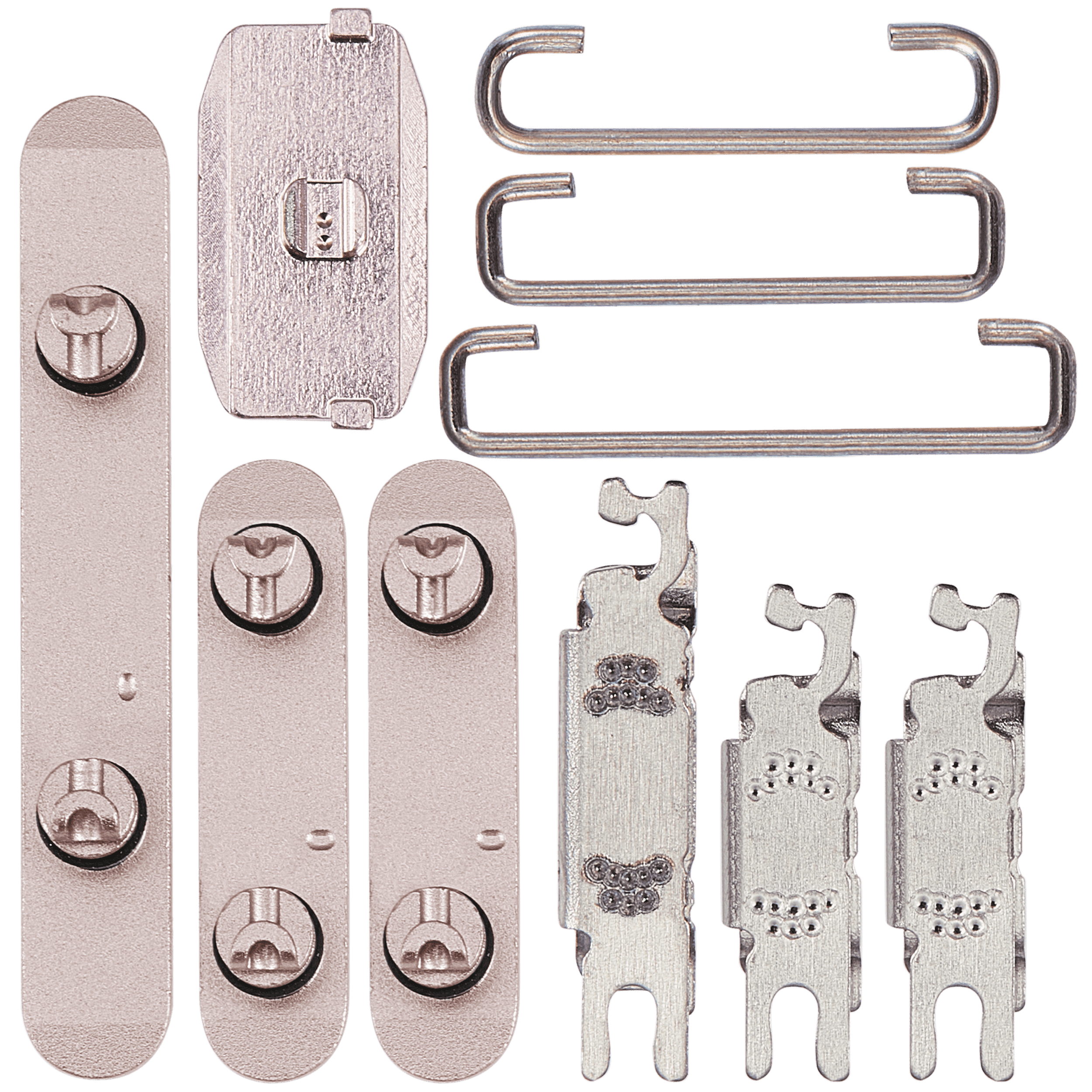 Hard Buttons (Power / Volume / Switch) Compatible For iPhone 15 / 15 Plus (Pink)