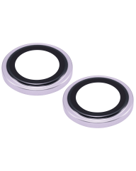 Casper Camera Lens Protector Compatible For iPhone 14 / 14 Plus (Purple) (Clear)