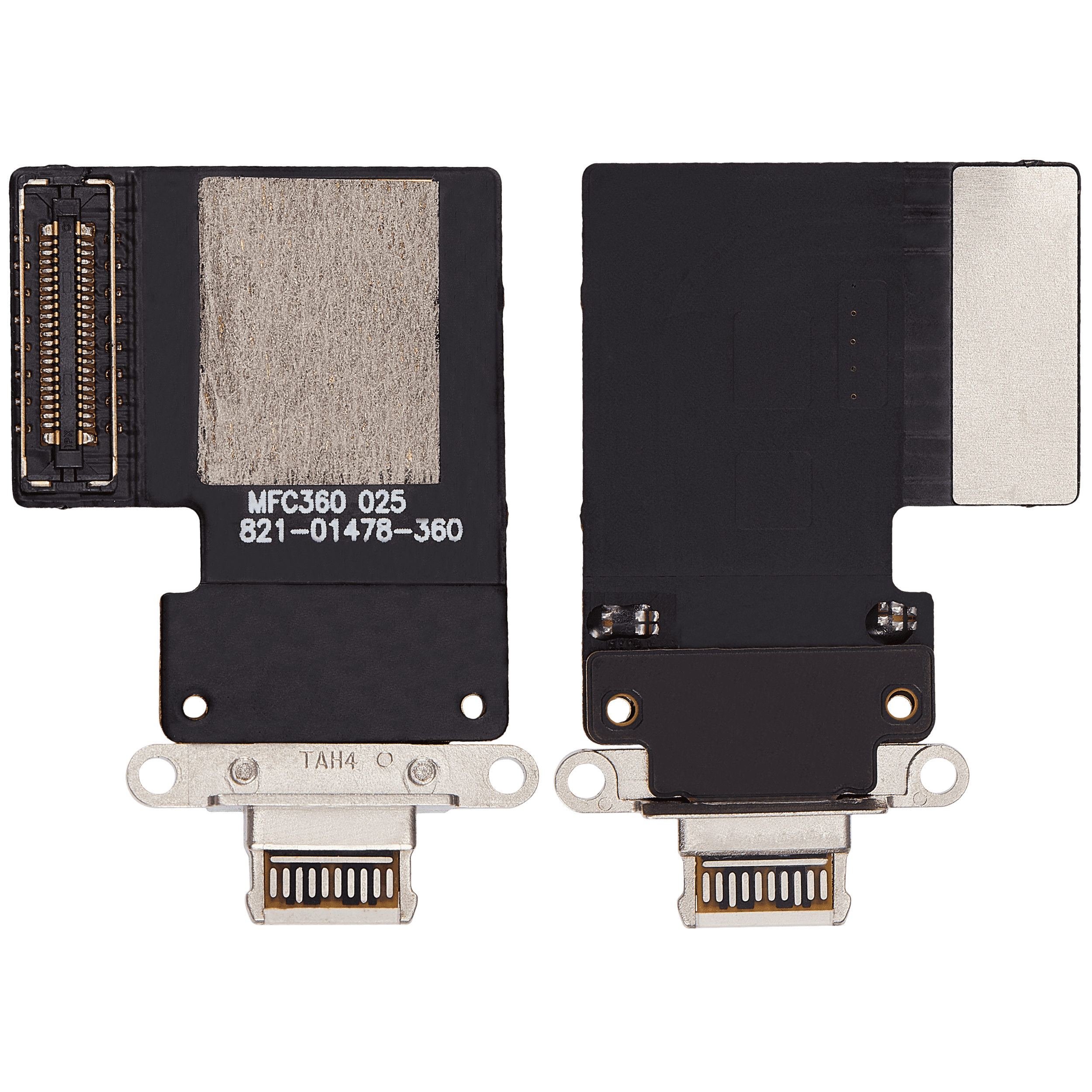 Charging Port Flex Cable Compatible For iPad Pro 12.9" 3rd Gen (2018) / 4th Gen (2020) / iPad Pro 11" 1st Gen (2018) / Pro 11" 2nd Gen (2020) (Aftermarket Plus) (White)