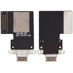 Charging Port Flex Cable Compatible For iPad Pro 12.9" 3rd Gen (2018) / 4th Gen (2020) / iPad Pro 11" 1st Gen (2018) / Pro 11" 2nd Gen (2020) (Aftermarket Plus) (White)