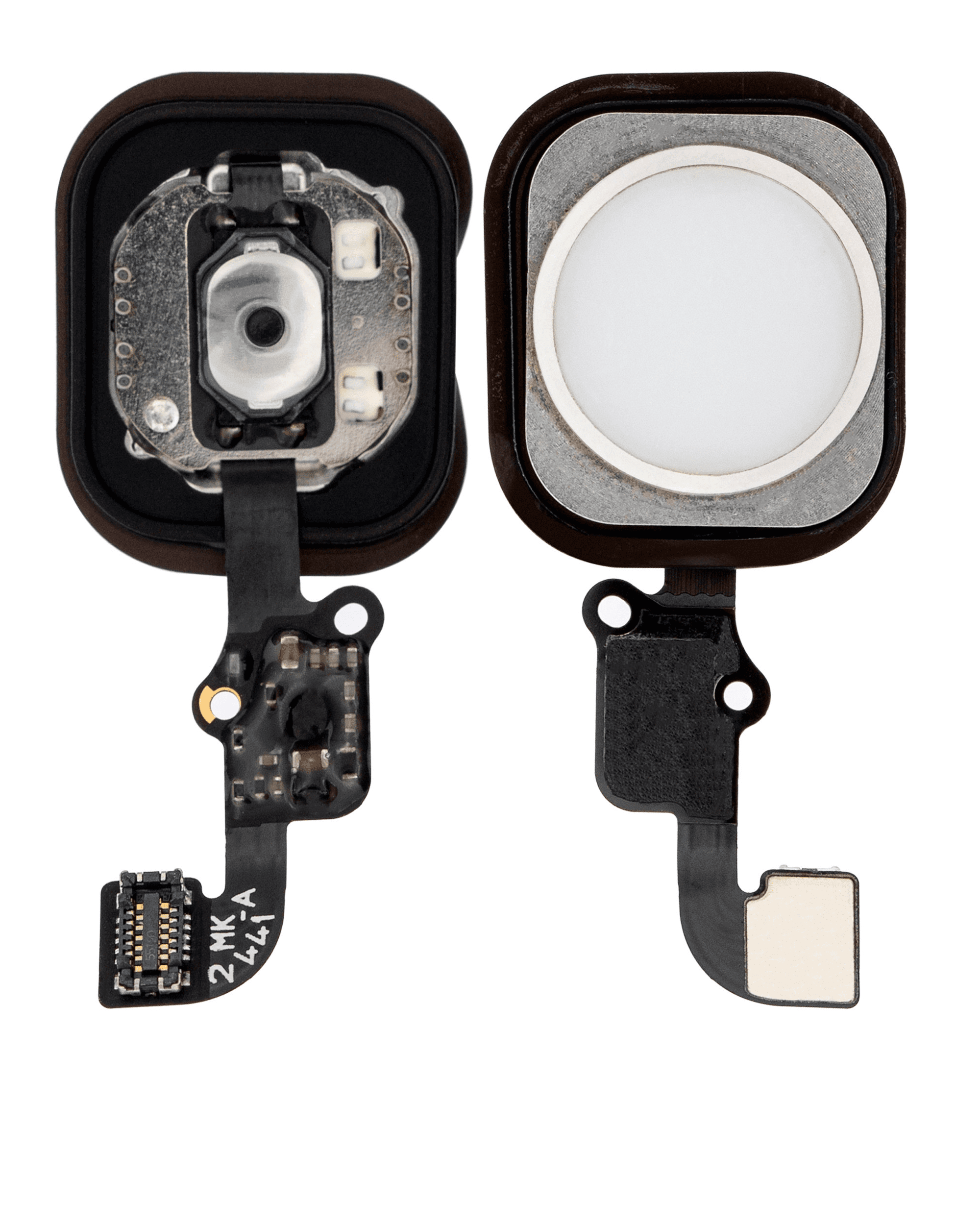 Home Button With Flex Compatible For iPhone 6 / 6 Plus (Silver)