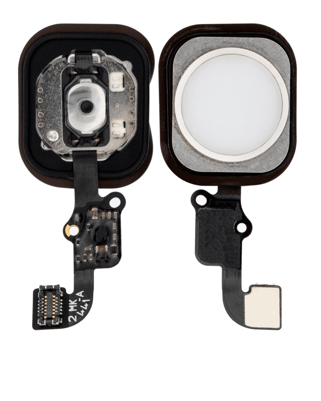 Home Button With Flex Compatible For iPhone 6 / 6 Plus (Silver)