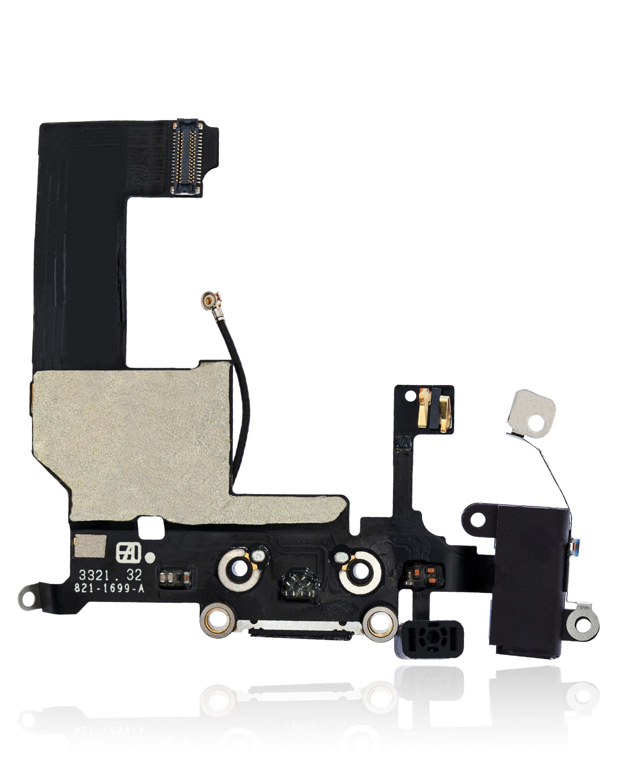 Charging Port Flex Cable Compatible For iPhone 5 (Space Gray)