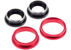 Back Camera Lens With Bracket & Bezel Compatible For iPhone 14 / 14 Plus (2 Piece Set) (Aftermarket Plus) (Red)