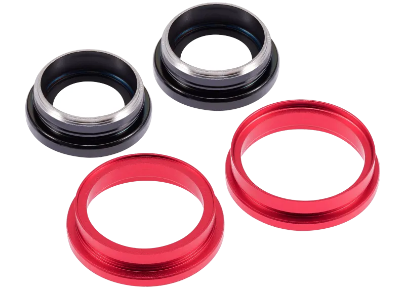 Back Camera Lens With Bracket & Bezel Compatible For iPhone 14 / 14 Plus (2 Piece Set) (Aftermarket Plus) (Red)