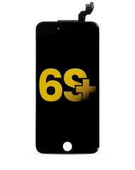 LCD Assembly With Steel Plate Compatible For iPhone 6S Plus (Premium) (Black)