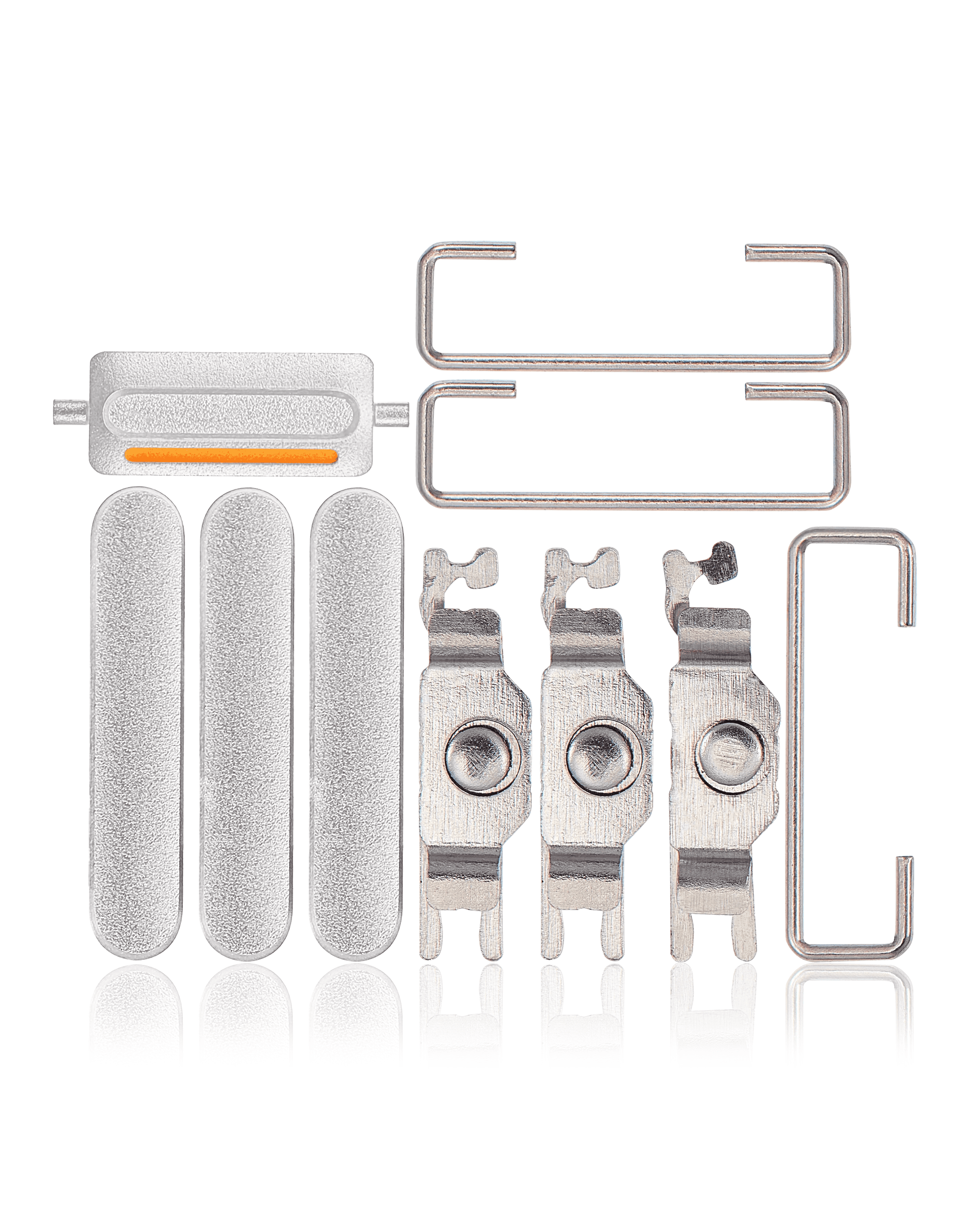 Hard Buttons (Power / Volume / Switch) Compatible For iPhone SE (2022) (White)