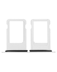 Sim Tray Compatible For iPhone 7 (Silver)