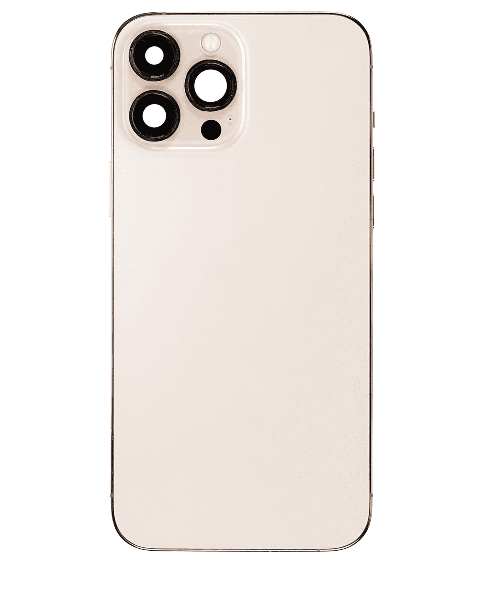 Back Housing W/ Small Components Pre-Installed Compatible For iPhone 13 Pro Max (US Version) (Used OEM Pull: Grade B) (Gold)