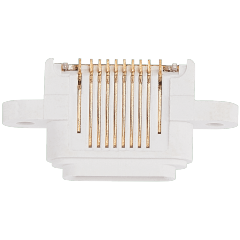 Charging Port Only Compatible For iPad Mini 1 / Mini 2 / Mini 3 (Soldering Required) (White)