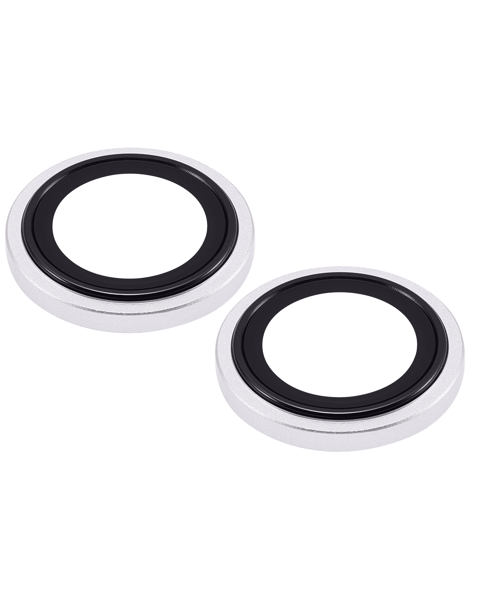 Casper Camera Lens Protector Compatible For iPhone 14 / 14 Plus (Silver) (Clear)