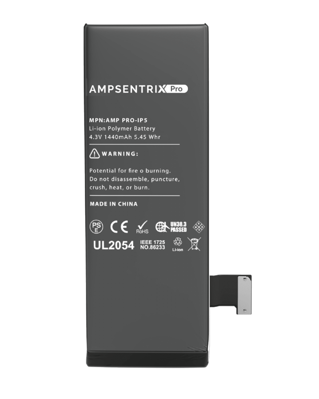 Replacement Battery Compatible For iPhone 5 (AmpSentrix Pro)