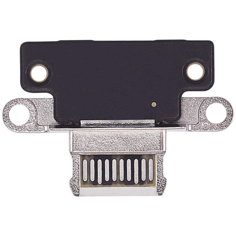 Charging Port Only Compatible For iPad Pro 11" (2018 / 2020 / 2021 / 2022) / Pro 12.9" (2018 / 2020 / 2021 / 2022) (Soldering Required) (Silver) (10 Pack)