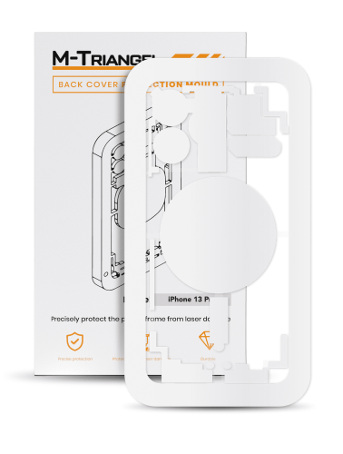 Laser Machine Protection Mold Compatible For iPhone 13 Pro (M-Triangel)