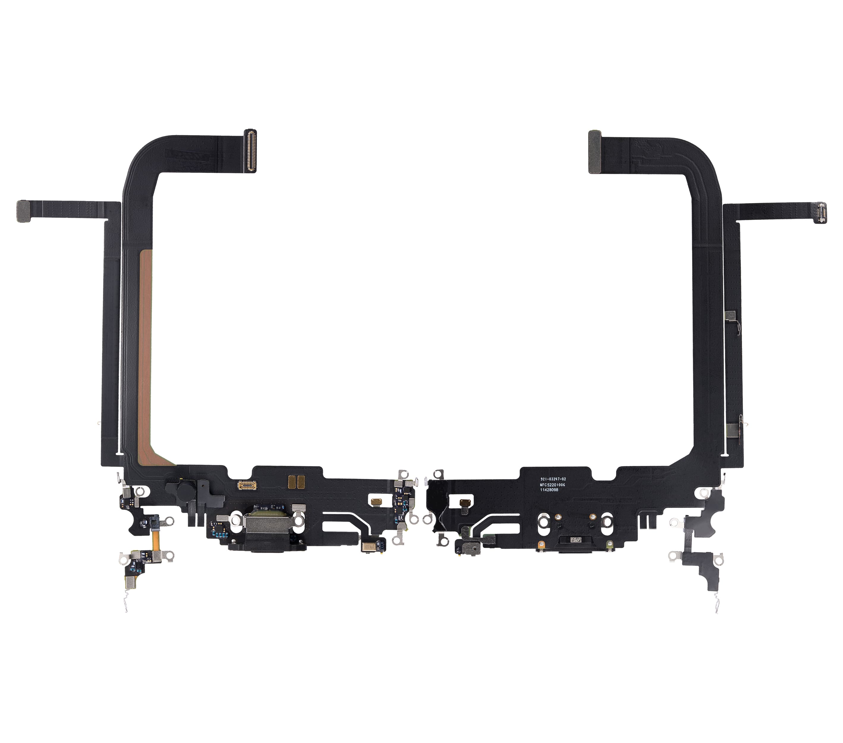 Charging Port Flex Cable Compatible For iPhone 13 Pro Max (Used OEM Pull) (Graphite)