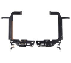 Charging Port Flex Cable Compatible For iPhone 13 Pro Max (Used OEM Pull) (Graphite)