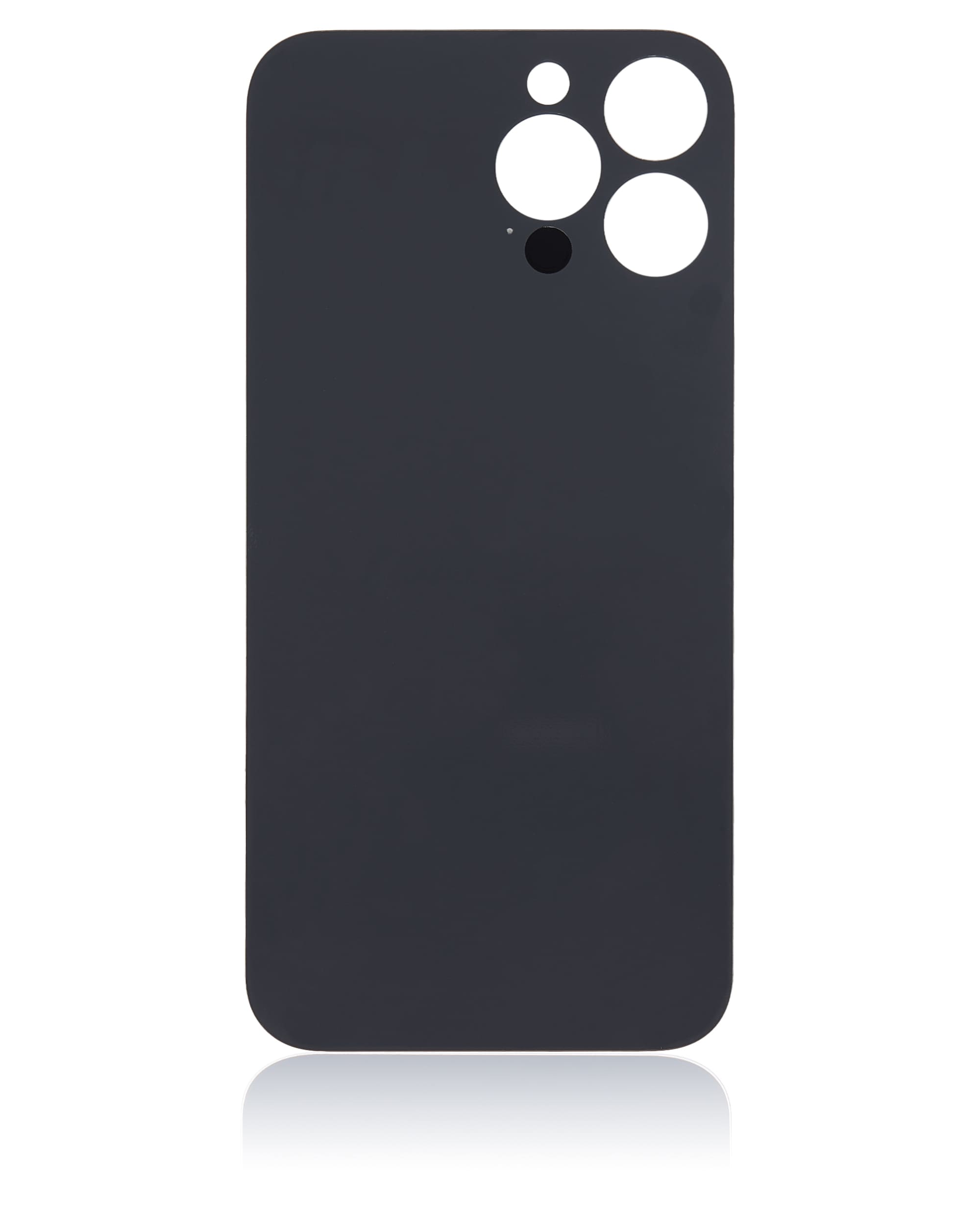 Back Glass With 3M Adhesive Compatible For iPhone 13 Pro Max (No Logo / Large Camera Hole) (Graphite)