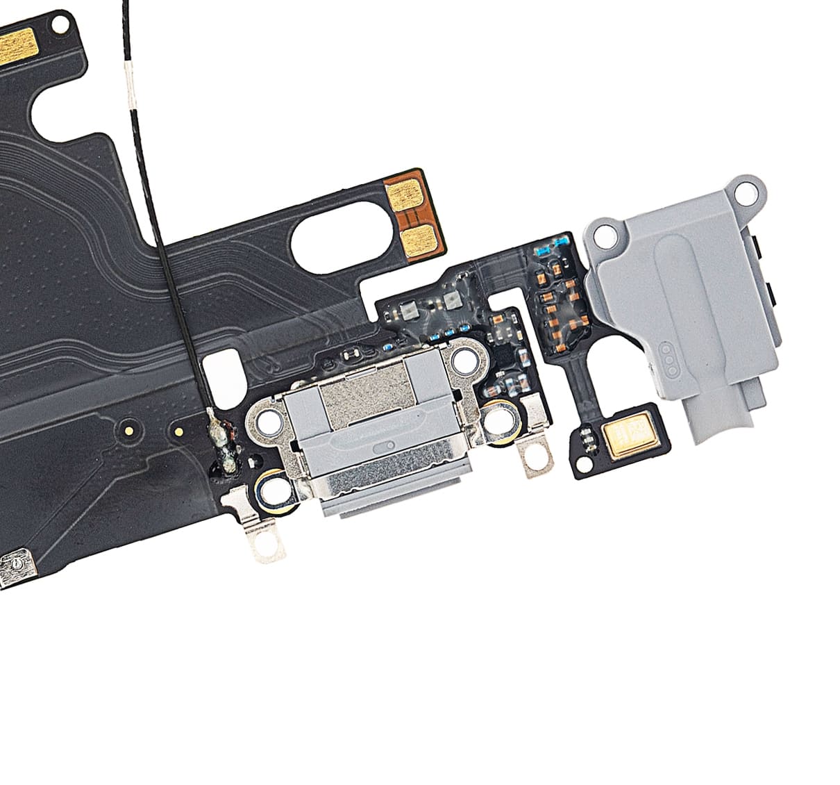 Charging Port Flex Cable Compatible For iPhone 6 (Premium) (Space Gray)