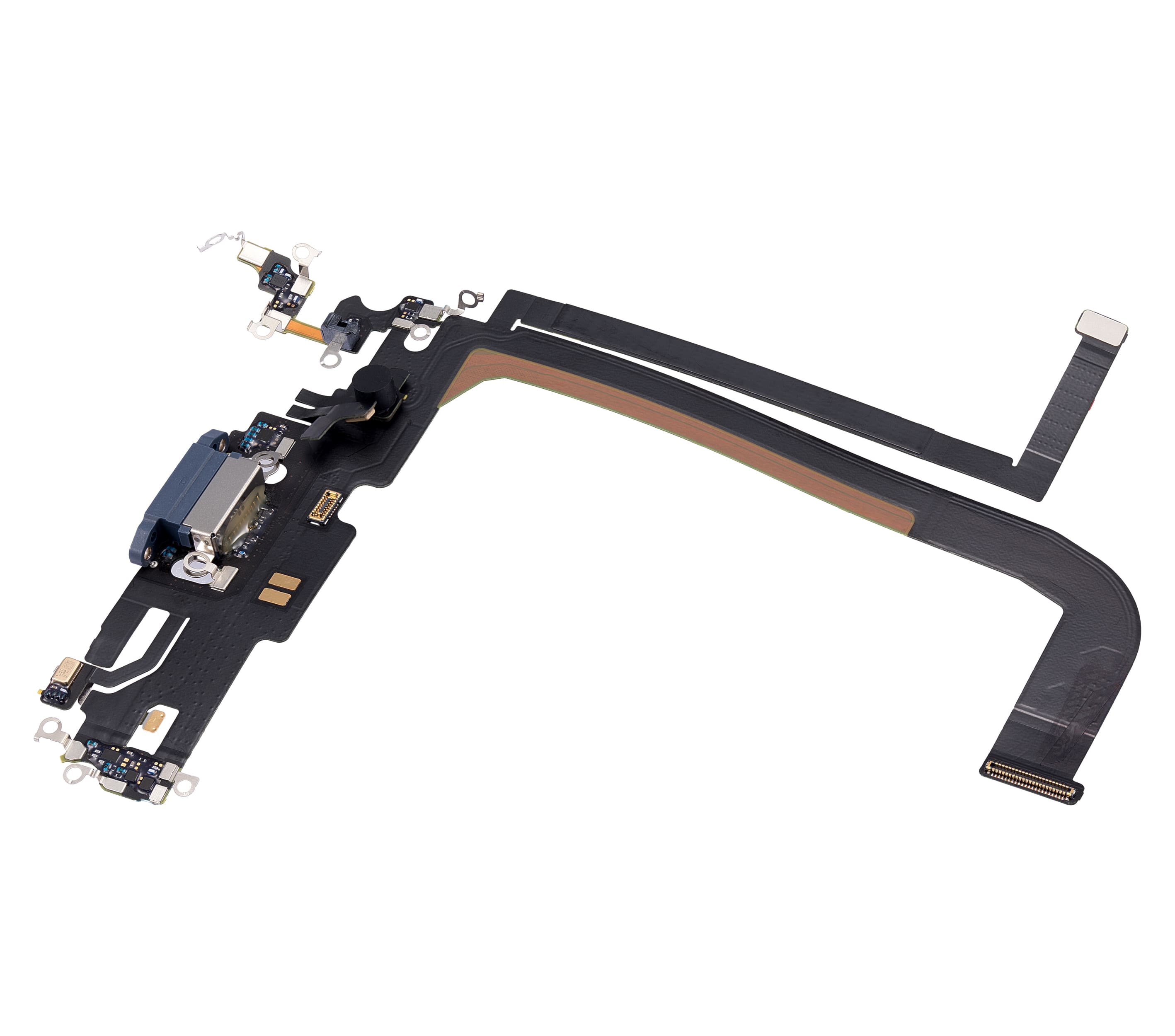 Charging Port Flex Cable Compatible For iPhone 13 Pro Max (Used OEM Pull) (Sierra Blue)